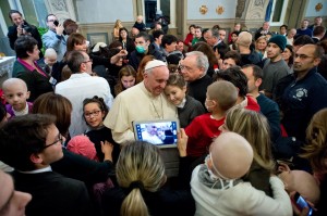 Pope Francis' visit "Bambin Gesu" children's hospital